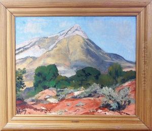 Mountain Landscape Scene by Pierre Gatier