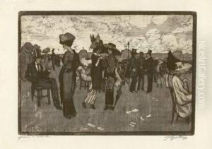 Petit Derby De Chantilly. by Pierre Gatier