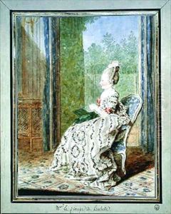 Marie Therese Louise de Savoie-Carignan (1749-92) Princess of Lamballe by Louis Carrogis Carmontelle