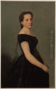 Portrait De Femme by Leon Gaud