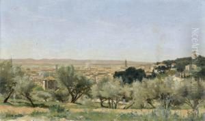 Vue De Nimes by Leon Gaud