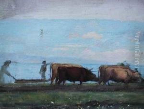 Leon, Boeufs Aux Labours - view 1