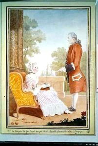 Diane Jacqueline Louise Josephe de Clermont dAmboise Comtesse de Gace by Louis Carrogis Carmontelle