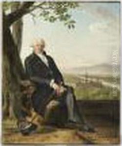 Portrait De Francois Genty De La Riviere by Louis Gauffier