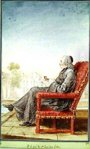 Father Jean Thomas Aubry curate of St Louis en LIsle by Louis Carrogis Carmontelle