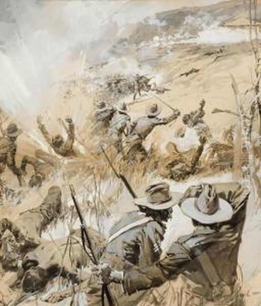 Spanish-american War Scene - view 1