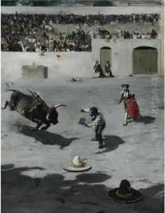 Bullfight In Mexico by Gilbert Gaul