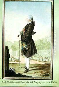 Guy Louis Henri Marquis de Valori by Louis Carrogis Carmontelle