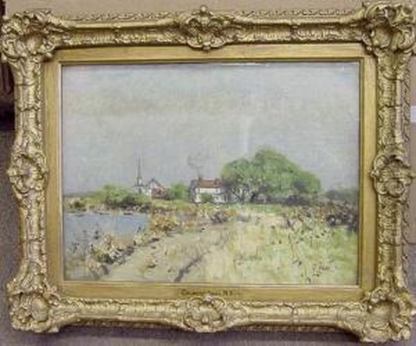 Village By A Pond - view 1