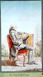 Le Marquis de Choiseul Beaupre by Louis Carrogis Carmontelle