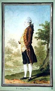 Le Marquis de Lezay Marnesia by Louis Carrogis Carmontelle