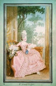 Louise Marie Adelaide de Bourbon-Penthievre (1753-1821) Duchess of Chartres by Louis Carrogis Carmontelle
