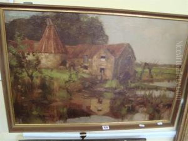 Farmyard With Watermill - view 1