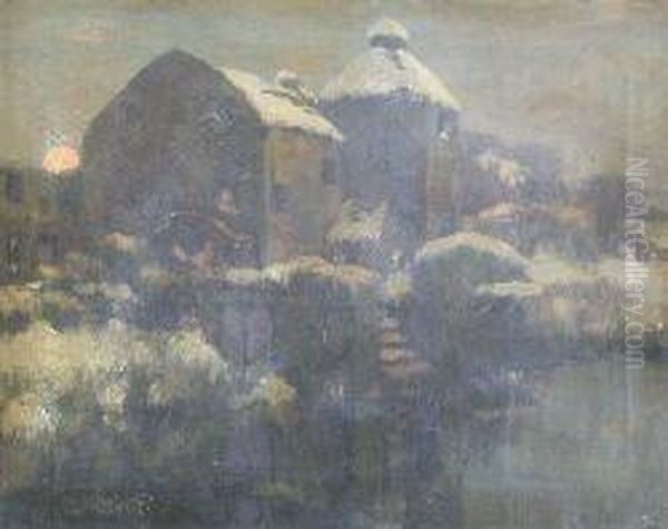 Watermill Under The Snow - view 1