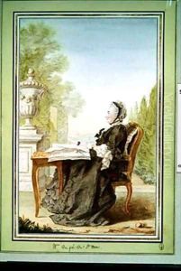 Marie Marthe Alleon Madame de Pre de Saint Maur by Louis Carrogis Carmontelle