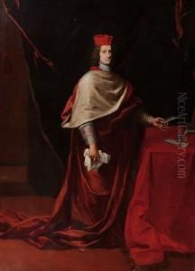 Ritratto Di Cardinale by Giovanni Battista (Baciccio) Gaulli