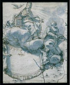 Disegno Per Una Mappa O Per Un'
Antiporta Con Allegoria Della Chiesa Che Sovrasta Un Cartiglio Disegno Per Una Mappa O Per Un'
Antiporta Con Allegoria Della Chiesa Che Sovrasta Un Cartiglio