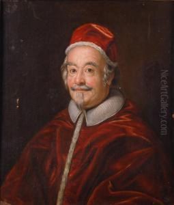 Ritratto Di Papa Alessandro Viii by Giovanni Battista (Baciccio) Gaulli