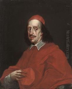Portrait Of Cardinal Leopoldo De' Medici (1617-1675) by Giovanni Battista (Baciccio) Gaulli