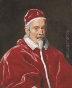 Portrait Of Clement X (1590-1676), Bust-length, In Papalrobes