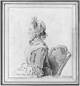Portrait of an Unknown Woman by Louis Carrogis Carmontelle