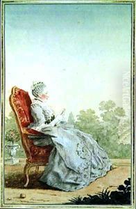 Portrait of an Unknown Woman 3 by Louis Carrogis Carmontelle