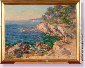 La Cote D'azur by Adolphe Gaussen