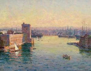 Dawn In The Harbour Of Marseille