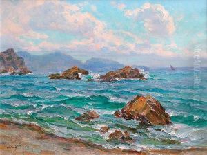 Les Islettes, Rade De Toulon by Adolphe Gaussen