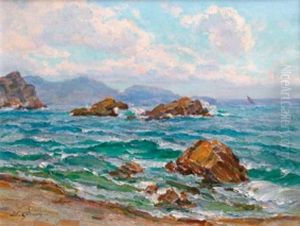 < Les Islettes, Rade De Toulon >. < Les Islettes, Rade De Toulon >.