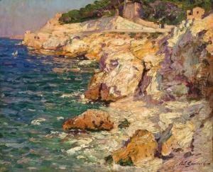 Bord De Corniche A Marseille.