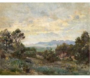 Cassis, Vue Sur La Mer. by Adolphe Gaussen