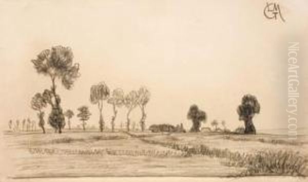 Paysage Aux Grands Arbres - view 1