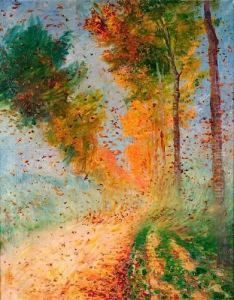 Coup De Vent En Automne by Leo Gausson