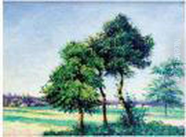 Paysage Aux Grands Arbres - view 1