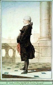 Charles Pinot Duclos 1704-72 by Louis Carrogis Carmontelle