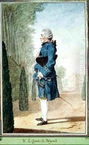 Chevalier Louis de Talleyrand by Louis Carrogis Carmontelle
