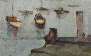 A View From The Dock by August Gay
