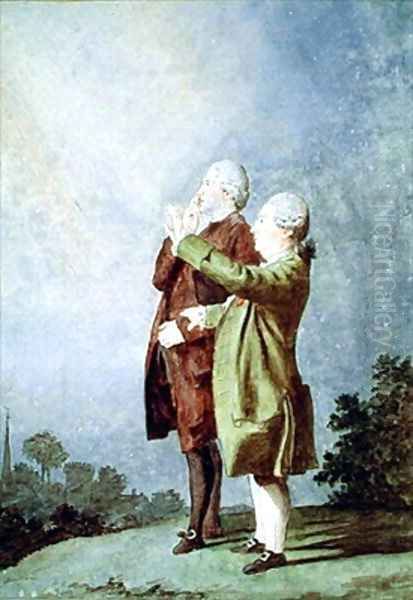Gabriel de Bory (1720-1801) and Abbot Alexis-Marie Rochon (1741-1817 - view 1