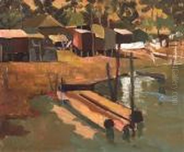 Untitled (pier); Bayside Homes (double-sided) - view 1