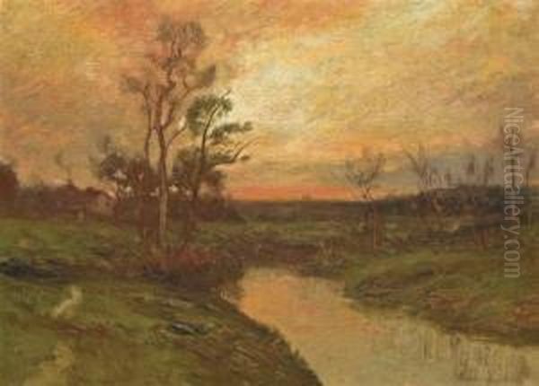 Evening By The Salt Marshes - view 1
