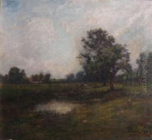 Landscape With Cow by Edward B. Gay