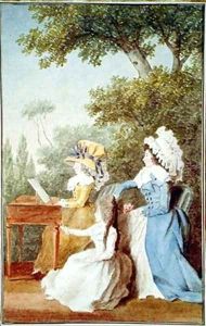 Group of Women by Louis Carrogis Carmontelle