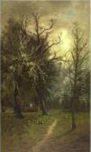 Blossom Time On The Farm by Edward B. Gay