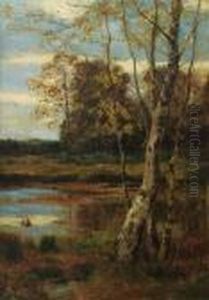 ''birches By A Pond'' by Edward B. Gay