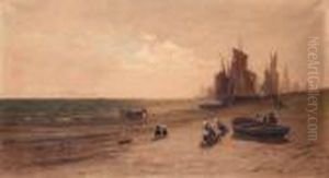 Figures Along The Coast by Edward B. Gay
