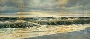 Waves Crashing On The Shore