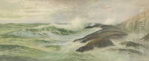 Rocky Coastal Scene by George Howell Gay