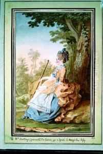 Jeanne Therese Tessier Madame Bontemps by Louis Carrogis Carmontelle