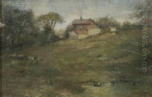 Landscape With Farmhouse by Walter Gay